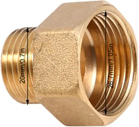 VGEBY Sárgaréz Vízcsatorna Adapter 1/2 BSPT Hím - 3/4 BSPT Nő 1