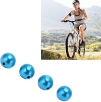 VGEBY ZTTO Alumínium Kerékpár Fékbowden Végsapka Szett - Újrafelhasználható Bowdenvég Sapkák Országúti és MTB Kerékpárokhoz - Kék 5