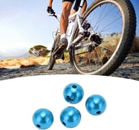 VGEBY ZTTO Alumínium Kerékpár Fékbowden Végsapka Szett - Újrafelhasználható Bowdenvég Sapkák Országúti és MTB Kerékpárokhoz - Kék 3