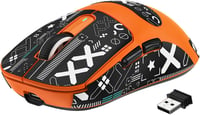 VGN GAMEPOWER Attack Shark X3 49g Ultralight Wireless Gaming Egér, 26000DPI, Narancssárga 1