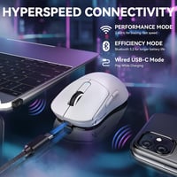 VGN GAMEPOWER Attack Shark X3MAX Wireless Gaming Egér 42000DPI, 49g Ultralight, 200h Akkumulátor 6