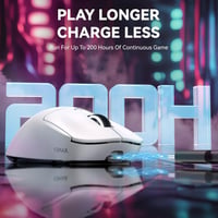 VGN GAMEPOWER Attack Shark X3MAX Wireless Gaming Egér 42000DPI, 49g Ultralight, 200h Akkumulátor 7