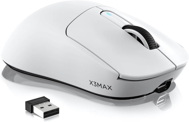 VGN GAMEPOWER Attack Shark X3MAX Wireless Gaming Egér 42000DPI, 49g Ultralight, 200h Akkumulátor