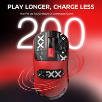 VGN GAMEPOWER Attack Shark X3PRO Vezeték Nélküli Gamer Egér, 59g Ultrakönnyű, 26000DPI, PixArt PAW3395, 200 Órás Akkumulátor, PC/Xbox/PS, Pi 8