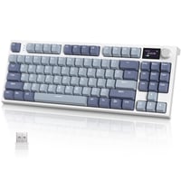 VGN GAMEPOWER K86 Mehanička tipkovnica za igrače, 75% TKL, RGB pozadinsko osvjetljenje, Bežična/Bluetooth/USB-C, Zaslon u boji, Hot Swap, Li 1