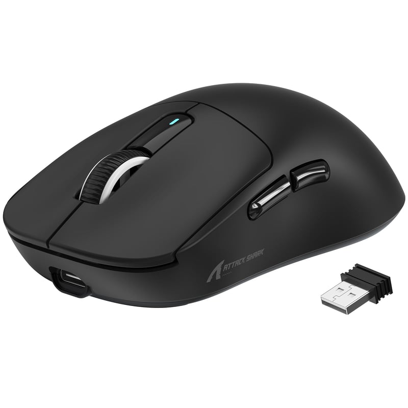 VGN GAMEPOWER x Attack Shark X3 Superlagani Bežični Gaming Miš, 49g, 26000DPI, PixArt PAW3395, 3 Načina Povezivanja, 200 Sati Baterija, PT