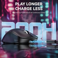 VGN GAMEPOWER x Attack Shark X3MAX Vezeték Nélküli Gamer Egér, 49g Ultrakönnyű, 42000DPI, Optikai Kapcsolók, 3 Csatlakozási Mód, 200 Órás Ak 7