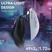 VGN GAMEPOWER x Attack Shark X3MAX Vezeték Nélküli Gamer Egér, 49g Ultrakönnyű, 42000DPI, Optikai Kapcsolók, 3 Csatlakozási Mód, 200 Órás Ak 5