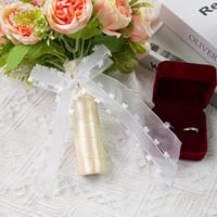 VGOODALL 100 db Fehér Esküvői Masni Autó Dekorációhoz - Szatén Szalag Díszítés Antennára, Visszapillantó Tükörre - 25 x 12 cm Kézzel Készíte 6