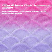 VHOME Gyerek sellő takaró K1 Pink 120 cm x 48 cm puha pléd fotel kanapéra karácsony szülinap ajándék 5