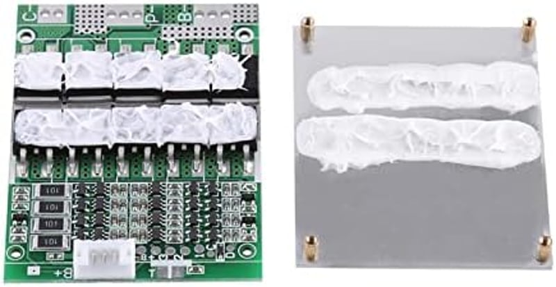 ViaGasaFamido 4S 100A 12V LiFePO4 Védelmi Modul Cellegyensúlyozóval és Átalakítóval