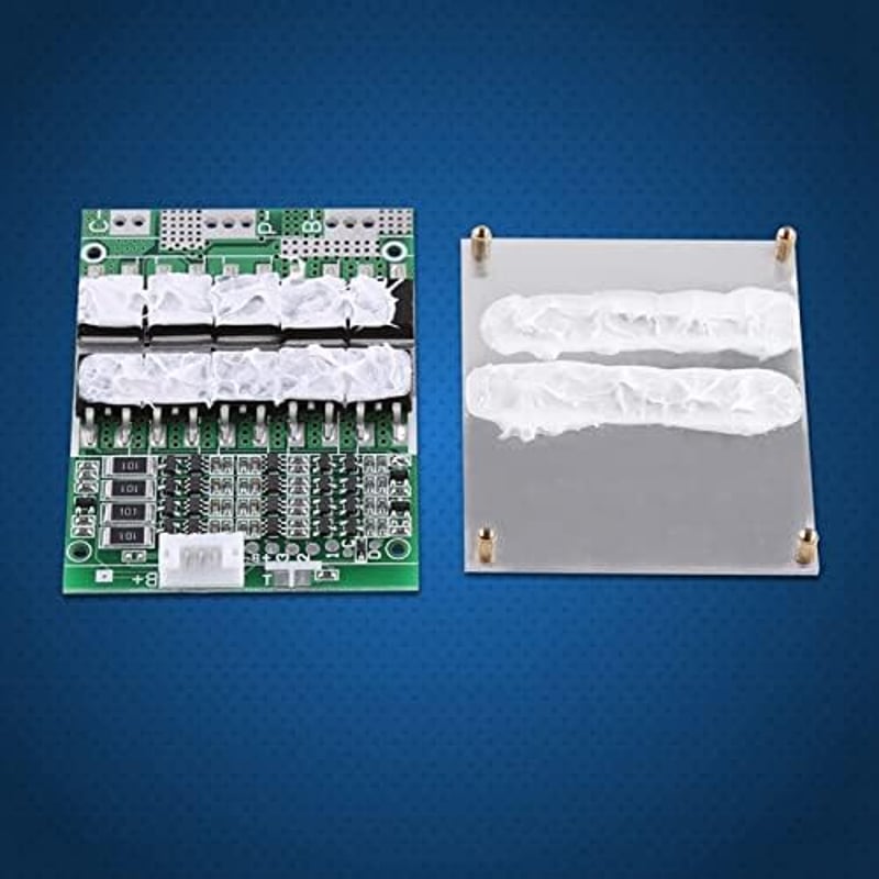 ViaGasaFamido 4S 100A 12V LiFePO4 Védelmi Modul Cellegyensúlyozóval és Átalakítóval