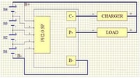 ViaGasaFamido 4S 100A 12V LiFePO4 Védelmi Modul Cellegyensúlyozóval és Átalakítóval 4