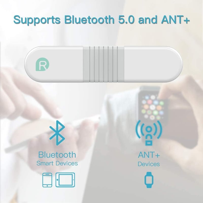ViATOM VisualBeat Mellkasi Pulzusmérő - Bluetooth, ANT+, EKG Funkcióval, Rezgő Riasztással, 24 Órás Monitorozás, Sportoláshoz, Okostelefonna