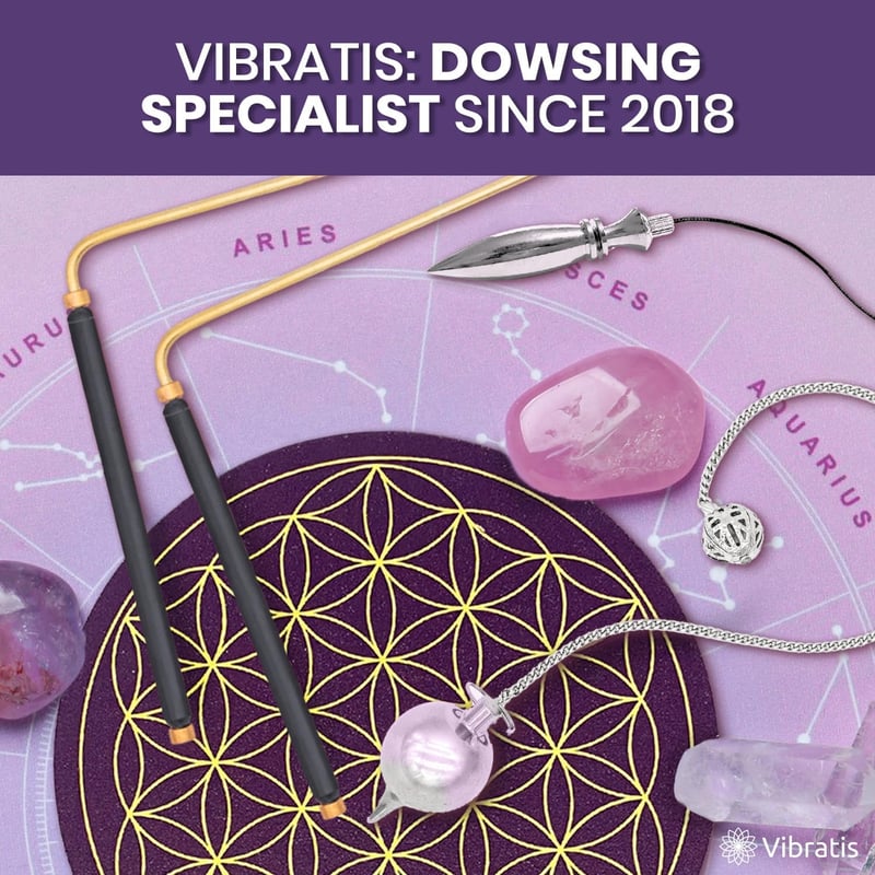 Vibratis Professzionális Radiesztézia Rúd és Inga Szett - Energiamunka