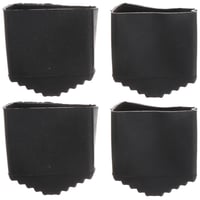 Vicasky gumeni nastavci za ljestve 40x20 mm, protuklizne kapice za kućanske i samostojeće ljestve, crne, 4 komada 4