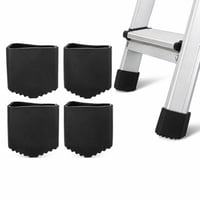 Vicasky gumeni nastavci za ljestve 40x20 mm, protuklizne kapice za kućanske i samostojeće ljestve, crne, 4 komada 1