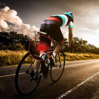 VICDUEKG Predné a zadné odrazky na bicykel, 5 ks odrazových sklíčok s 8 m reflexnou páskou, červeno-biele, pre horské bicykle a motocykle 6