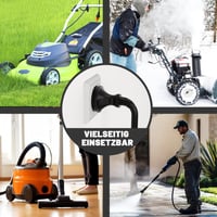 Vickwire Vonkajší gumený predlžovací kábel 25 m, 16A/250V, H05RR-F 3G1.5 mm², IP44, Schuko konektor, čierny 7