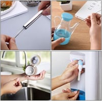 Vicloon 12 részes tisztítókefe szett 21 cm, palack és cső tisztítás 8