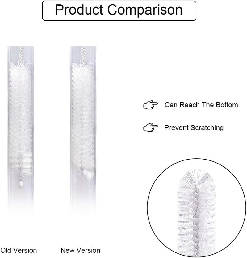 Vicloon 12 részes tisztítókefe szett 21 cm, palack és cső tisztítás