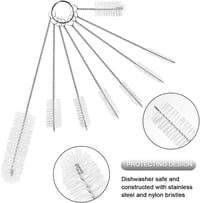 Vicloon palack- és szívószáltisztító kefeszett - fehér - 8 db 3