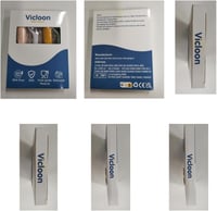 Vicloon BPA-mentes szilikon etetőkanál készlet babáknak, 4 színben 8