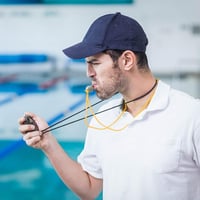 Vicloon Digitális Sportóra Stopperóra Rozsdamentes Síppal és Nagy LCD Kijelzővel 6
