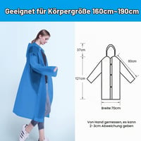 Poncho de ploaie Vicloon 2 bucăți, pelerină de ploaie transparentă unisex, de unică folosință și reutilizabilă, pelerină impermeabilă din PEVA, pentru călătorii, drumeții, ciclism și camping 2