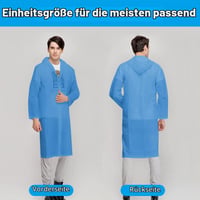 Poncho de ploaie Vicloon 2 bucăți, pelerină de ploaie transparentă unisex, de unică folosință și reutilizabilă, pelerină impermeabilă din PEVA, pentru călătorii, drumeții, ciclism și camping 6