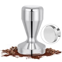 Tamper na kávu Vicloon 51 mm, nerezový, strieborný, príslušenstvo ku káve 1
