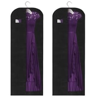 Vicloon ochranný obal na odevy so zipsom, priedušný, 60x180 cm – 2 ks 2
