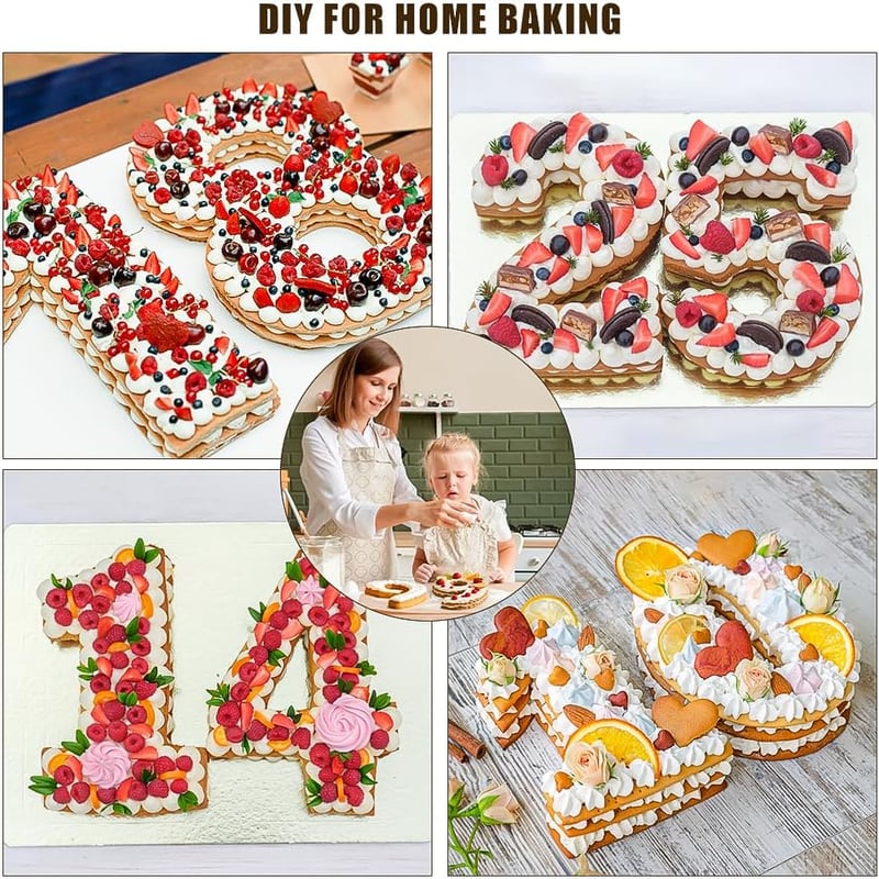 Vicloon szilikon számtorta forma 3-as szám, tapadásmentes sütőforma