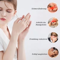 Vicmag Réz Mágneses Gyűrű Uniszex Ezüst Levél Forma Állítható Méret Ajándékdobozzal 6