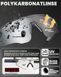 Ochelari de soare sport pentru ciclism Victgoal bărbați/femei, protecție UV400, ramă TR90, fotocromatici, pentru ciclism, alergare, pescuit 3