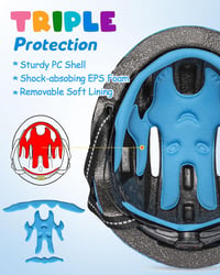 VICTGOAL Kids Bike Helmet with Cute 3D Cartoon Design for Cycling Roller Skating Scooting Lightweight Sport... 2