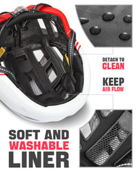Cască de ciclism MTB Victgoal cu vizieră magnetică, cozoroc detașabil și lumină spate cu LED – cască de protecție pentru adulți, pentru biciclete montane și de șosea 8