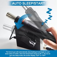 Victool 8586 2-in-1 forrasztóállomás forrólevegős forrasztópáka 200-480°C digitális kijelzővel 5