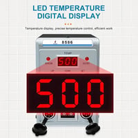 Victool 8586 2-in-1 forrasztóállomás forrólevegős forrasztópáka 200-480°C digitális kijelzővel 7