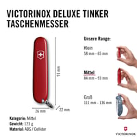 Švajčiarsky vreckový nôž Victorinox Camper s 13 funkciami, červený - vývrtka, otvárač na konzervy, veľká čepeľ, outdoorový multifunkčný nástroj 3