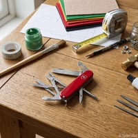 Švajčiarsky vreckový nôž Victorinox Camper s 13 funkciami, červený - vývrtka, otvárač na konzervy, veľká čepeľ, outdoorový multifunkčný nástroj 2