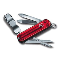 Briceag Victorinox Nail Clip 580 cu 8 funcții, pilă de unghii, lamă mică, roșu 3