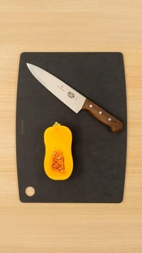 Victorinox Profi Faragókés Egyenes Élű Rozsdamentes Acél Pengével, Nemes Fafogantyú, 25 cm, Barna 2