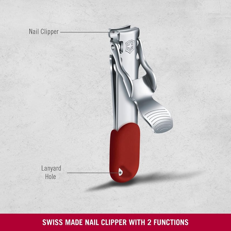 Victorinox rozsdamentes köröm olló piros manikűr pedicűr - Ergonomic
