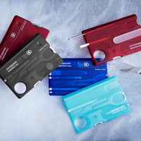 Multitool Victorinox Swiss Card Lite, 13 funcții, cu lanternă LED, foarfecă și pilă de unghii, negru 2