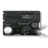 Multitool Victorinox Swiss Card Lite, 13 funcții, cu lanternă LED, foarfecă și pilă de unghii, negru 1
