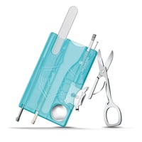 Multifunkčná karta Victorinox Swiss Card Nailcare, 13 funkcií, pilník na nechty, nožnice, skrutkovač 3 mm a 5 mm, veľkosť kreditnej karty 1
