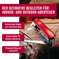 Vreckový nôž Victorinox Swiss Champ, 33 funkcií - červený 6