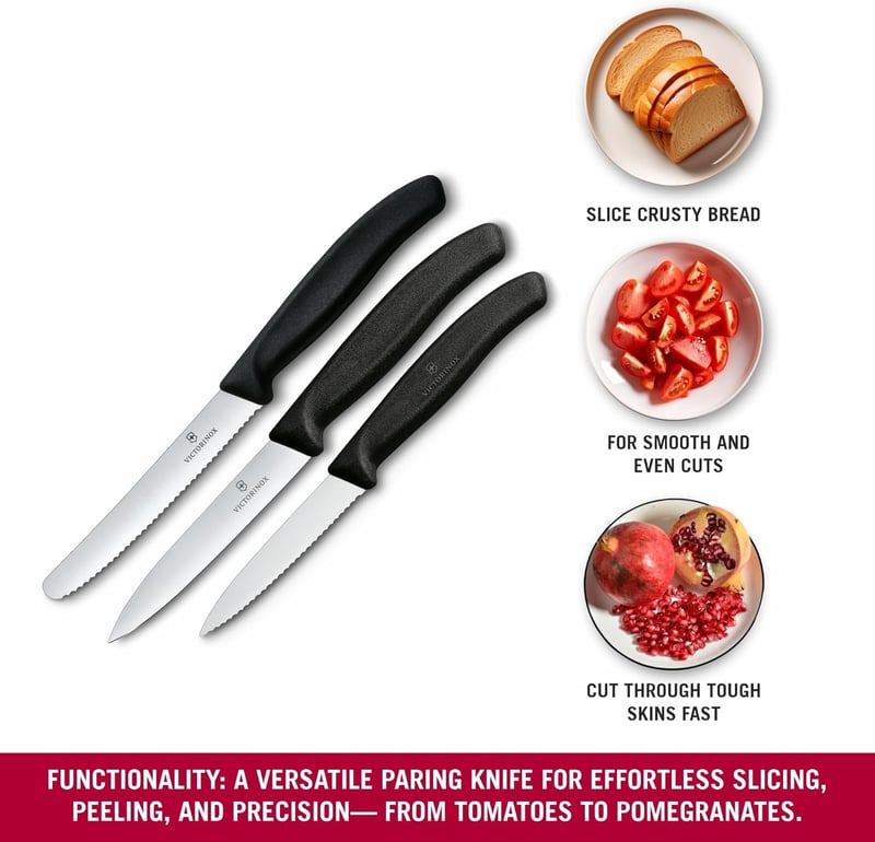 Victorinox Swiss Classic 3 részes konyhai kés szett - zöldség, paradicsom és reggeli kés