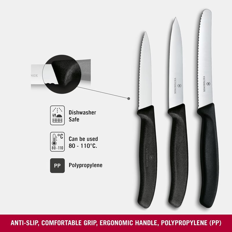 Victorinox Swiss Classic 3 részes konyhai kés szett - zöldség, paradicsom és reggeli kés